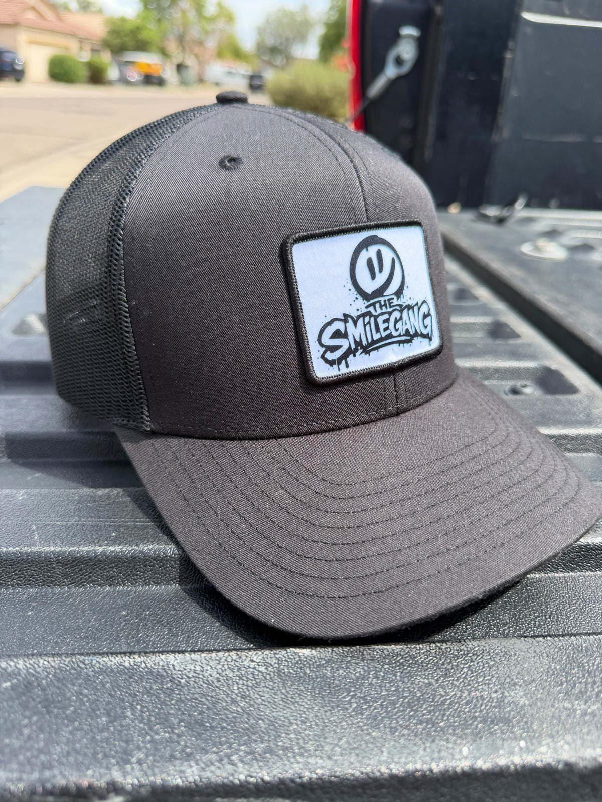 SMILEGANG HAT - BLACK