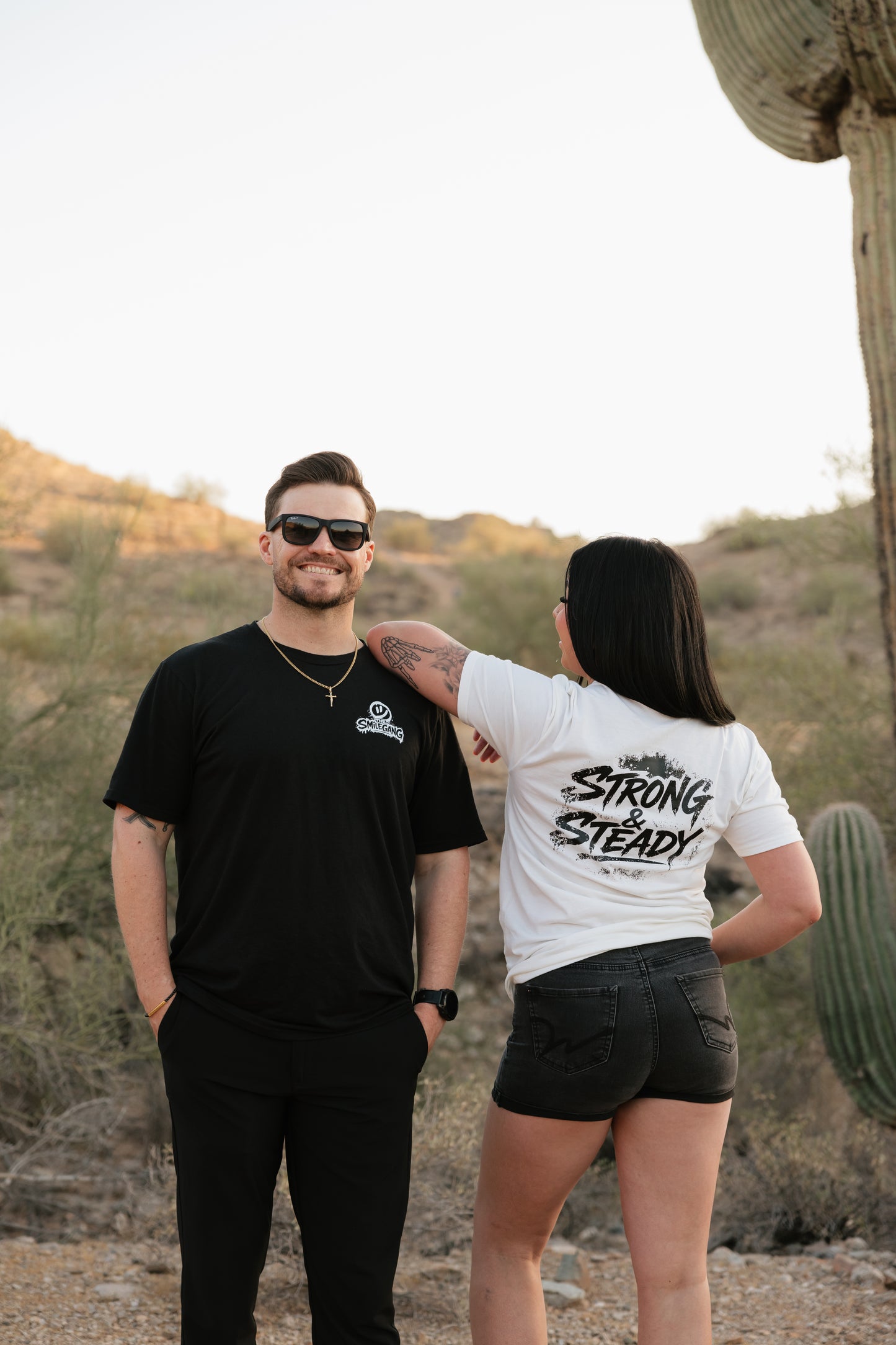SMILEGANG T-SHIRT - 'Strong & Steady'