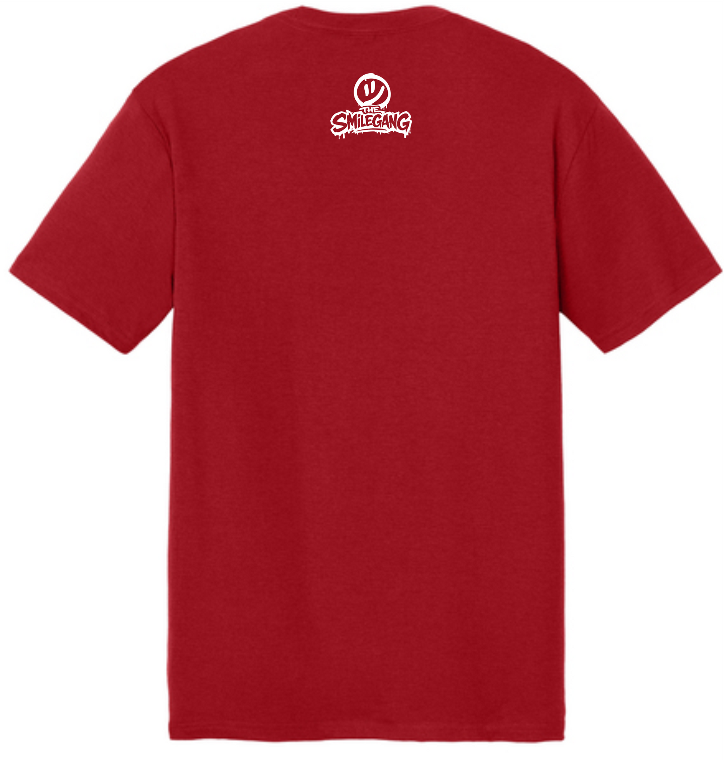 RED U.S.A. #SMILE T-SHIRT